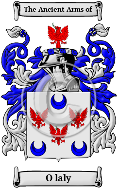O laly Family Crest/Coat of Arms