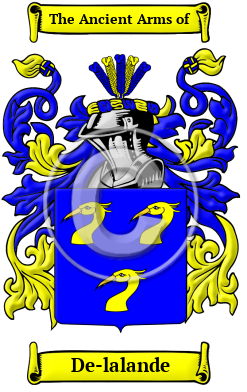 De-lalande Family Crest Download (JPG) Heritage Series - 300 DPI