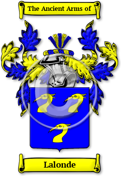 Lalonde Family Crest Download (jpg) Legacy Series - 150 DPI