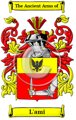 L'ami Family Crest/Coat of Arms