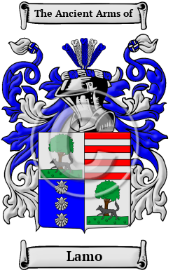 Lamo Family Crest Download (JPG) Heritage Series - 600 DPI