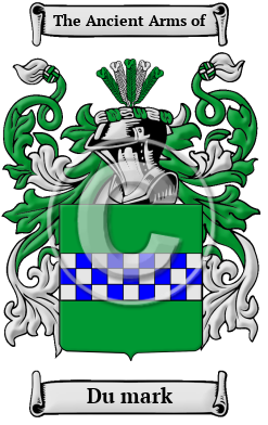 Du mark Family Crest/Coat of Arms
