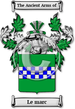 Le marc Family Crest Download (jpg) Legacy Series - 150 DPI