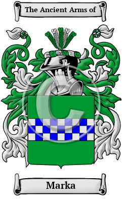 Marka Family Crest/Coat of Arms