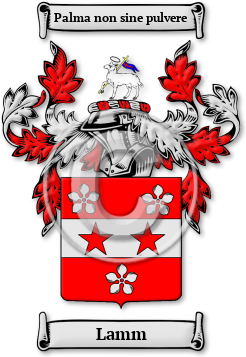 Lamm Family Crest Download (JPG) Legacy Series - 600 DPI