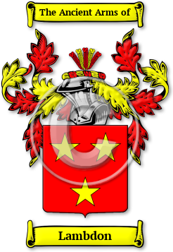 Lambdon Family Crest Download (jpg) Legacy Series - 150 DPI