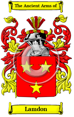 Lamdon Family Crest Download (JPG) Heritage Series - 600 DPI