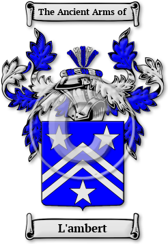 L'ambert Family Crest Download (JPG) Legacy Series - 600 DPI