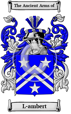 L-ambert Family Crest/Coat of Arms