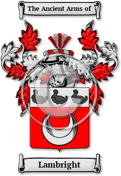 Lambright Family Crest Download (jpg) Legacy Series - 150 DPI