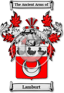 Lamburt Family Crest Download (jpg) Legacy Series - 150 DPI