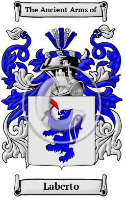Laberto Family Crest Download (JPG) Heritage Series - 600 DPI