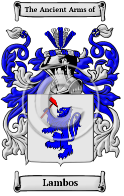 Lambos Family Crest Download (JPG) Heritage Series - 600 DPI