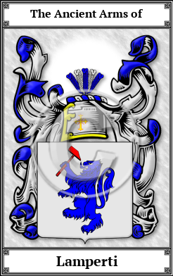 Lamperti Family Crest Download (JPG)  Book Plated - 150 DPI