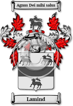 Lamind Family Crest Download (JPG) Legacy Series - 600 DPI