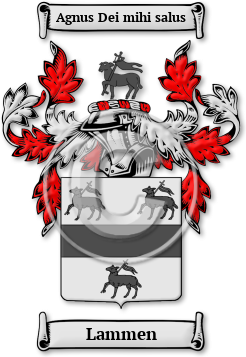 Lammen Family Crest Download (JPG) Legacy Series - 600 DPI