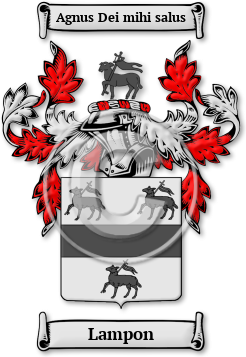 Lampon Family Crest Download (JPG) Legacy Series - 300 DPI