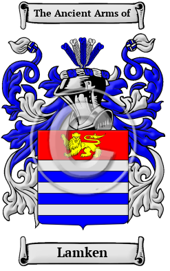 Lamken Family Crest/Coat of Arms