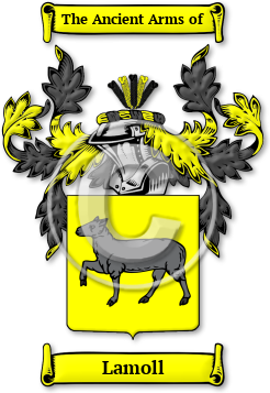 Lamoll Family Crest Download (jpg) Legacy Series - 150 DPI