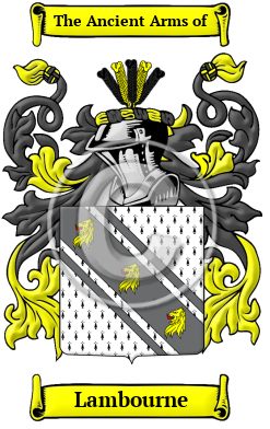 Lambourne Family Crest Download (JPG) Heritage Series - 600 DPI