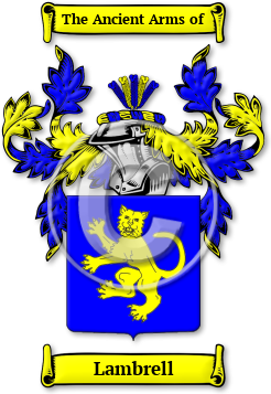 Lambrell Family Crest Download (JPG) Legacy Series - 600 DPI