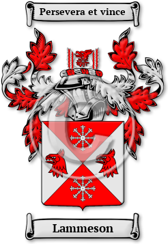 Lammeson Family Crest Download (jpg) Legacy Series - 150 DPI