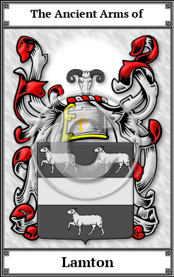 Lamton Family Crest Download (JPG)  Book Plated - 150 DPI