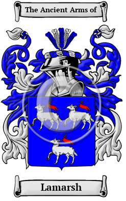 Lamarsh Family Crest Download (JPG) Heritage Series - 600 DPI