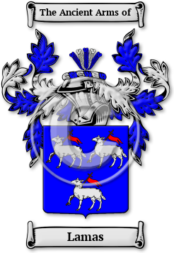 Lamas Family Crest Download (jpg) Legacy Series - 150 DPI