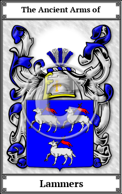 Lammers Family Crest Download (JPG)  Book Plated - 150 DPI