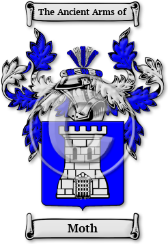 Moth Family Crest Download (JPG) Legacy Series - 300 DPI