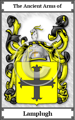 Lamplugh Family Crest Download (JPG)  Book Plated - 150 DPI