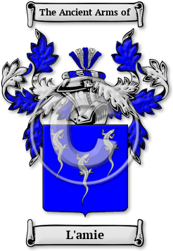 L'amie Family Crest Download (jpg) Legacy Series - 150 DPI