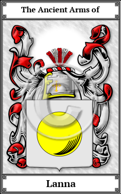 Lanna Family Crest Download (JPG) Book Plated - 600 DPI