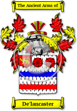 De'lancaster Family Crest Download (jpg) Legacy Series - 150 DPI