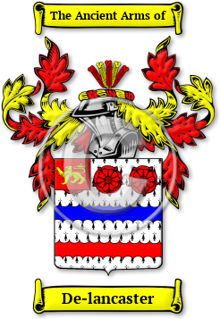De-lancaster Family Crest Download (jpg) Legacy Series - 150 DPI