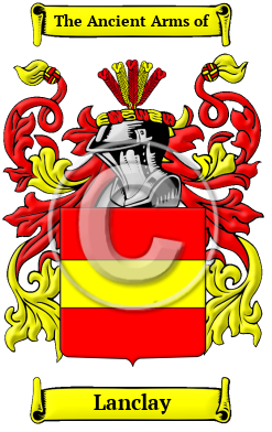 Lanclay Family Crest/Coat of Arms