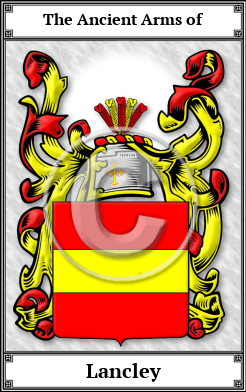 Lancley Family Crest Download (JPG)  Book Plated - 150 DPI
