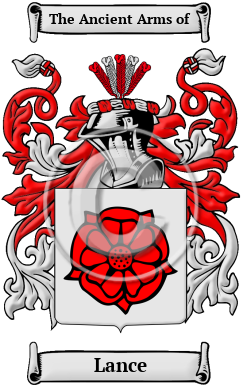Lance Family Crest Download (JPG) Heritage Series - 600 DPI