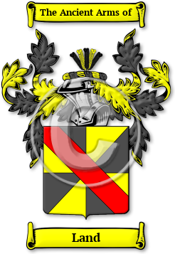 Land Family Crest Download (JPG) Legacy Series - 600 DPI