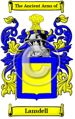 Lansdell Family Crest Download (JPG) Heritage Series - 600 DPI