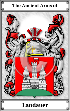 Landauer Family Crest Download (JPG)  Book Plated - 150 DPI