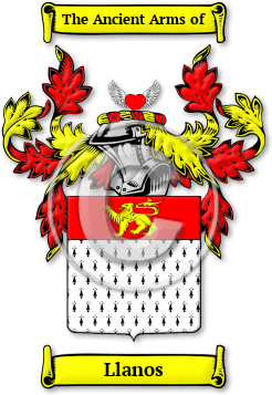 Llanos Family Crest Download (jpg) Legacy Series - 150 DPI