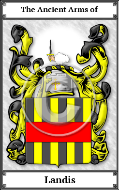 Landis Family Crest Download (JPG)  Book Plated - 150 DPI