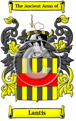 Lantis Family Crest Download (jpg) Heritage Series - 150 DPI