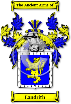 Landrith Family Crest Download (jpg) Legacy Series - 150 DPI