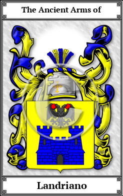 Landriano Family Crest Download (JPG)  Book Plated - 150 DPI