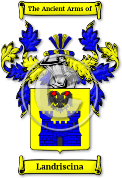 Landriscina Family Crest Download (jpg) Legacy Series - 150 DPI