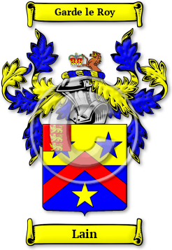 Lain Family Crest Download (JPG) Legacy Series - 600 DPI