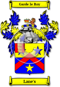 Lane's Family Crest Download (jpg) Legacy Series - 150 DPI